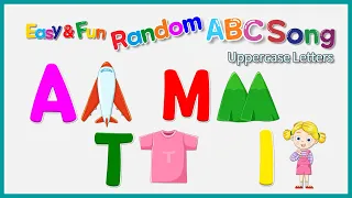 Easy & Fun Random ABC Song | ABC Chant | Uppercase Letters | Random Order
