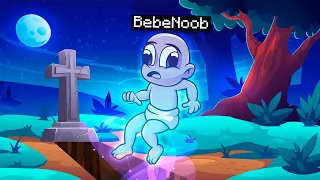 BEBE NOOB ES FANTASMA POR 1 DÍA 😱👻 ME CONVIERTO EN FANTASMA EN MINECRAFT