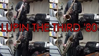 "LUPIN THE THIRD '80" on Sax Quartet by myself