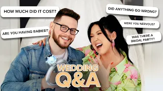 ANSWERING ALL YOUR WEDDING QUESTIONS WITH MY HUSBAND!