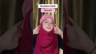 Bandana Hijab Tutorial 😍✨ #shorts #youtubeshorts #ytshorts #hijabtutorial