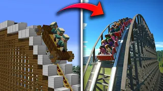 Using Planet Coaster to make my Minecraft Rollercoaster