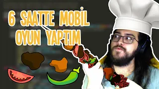 6 SAATTE İLK MOBİL OYUNUMU YAPTIM!