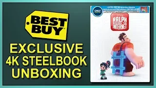 Ralph Breaks the Internet Best Buy Exclusive 4K+2D Blu-ray SteelBook Unboxing