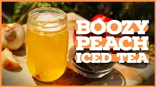 BOOZY TEA: How to Make Hard Tea at Home 🍑