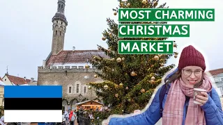 CUTEST Old Town European Christmas market is in Tallinn, Estonia!