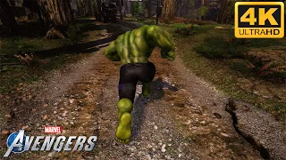 THE HULK Combats Gameplay (4K) | MARVEL'S AVENGERS