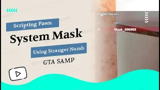 How Make System Mask Above the Player Using Stranger Number Set Show Name Scripting Pawn GTA SAMP