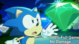 Sonic Origins - Sonic the Hedgehog - 100% Full Game Walkthrough (No Damage / Story Mode)