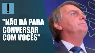 Jair Bolsonaro deixa entrevista ao ser questionado sobre apelido "Tchutchuca do Centrão"