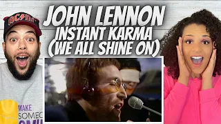 SO GOOD!| FIRST TIME HEARING John Lennon - Instant Karma  (We All Shine On) REACTION