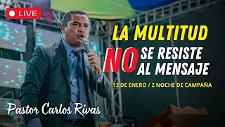 🔴La multitud no se resiste al mensaje - Pastor Carlos Rivas