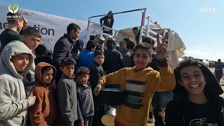 Gaza 6th February 2024 - Hot meals distribution in Rafah