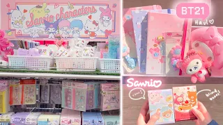 🌸 Daiso Shopping 🌸 Sanrio + BT21 Haul 🌸 Japanese snacks ft. TokyoTreat!