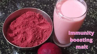 Beetroot Malt Recipe in tamil/Immunity Boosting Malt Recipe /Energy drink/ Healthmix powder