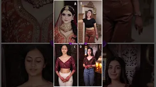 who is beautiful in wedding look?❤️😍 ||Daizy Aizy 🆚 Sunaina 🆚 Other reels|| #trending #shorts #viral