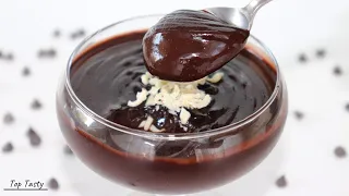 15 Minutes Chocolate Pudding Recipe | EGGLESS | Top Tasty Recipes