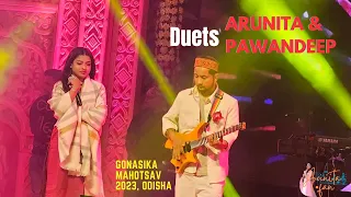 Arunita Kanjilal & Pawandeep Rajan Duets Live in Gonasika Mahotsav 2023, Odisha, India