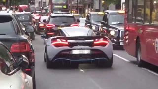 Capotting in London part 2! Aubameyang's Laferrari, p1, aston martin lagonda ...