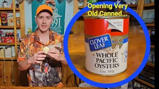 Guy Opened Very Old Stinky Canned Oysters