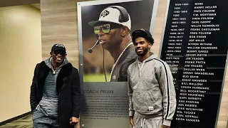 Deion Sanders on Colorado’s Campus FOR THE FIRST TIME: Tours Football Facility & Stadium