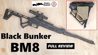 Black Bunker BM8 (Survival Air Rifle) Review / Folding Break Barrel Pellet Gun / Survival Hunting ??