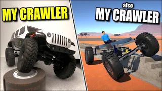 I Built my Real Life RC Crawler Chassis with 4 Bar Suspension Links!