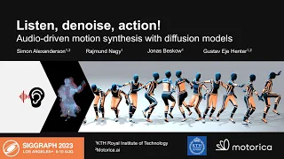 [SIGGRAPH 2023] Listen, denoise, action! Audio-driven motion synthesis with diffusion models