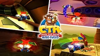 Crash Team Racing - All Shortcuts and Tricks (Glitch shortcuts)