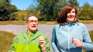 Irish Women Walking.