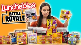 Ranking ALL THE Lunchables in our Grocery Store