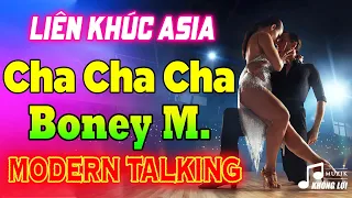 LK Cha Cha Cha Boney M, Modern Talking Nhảy Dân Vũ Cực Khớp | Hòa Tấu Cha Cha Cha Asia 7X 8X 9X