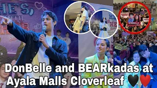 DonBelle and BEARkadas at Ayala Malls Cloverleaf 🖤❤️