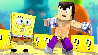 SOY *BOB ESPONJA* EN MINECRAFT (LUCKY BLOCKS) WILLY vs FARGAN vs VEGETTA