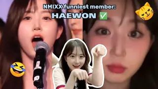 Haewon being the funniest member of NMIXX