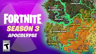 Fortnite Capítulo 5 Temporada 3 - Revelación de mapa