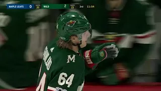 Mikael Granlund hammers one-timer by Andersen