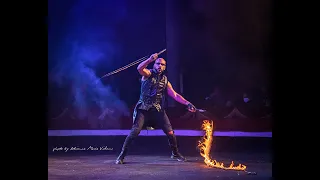 TYRONE LANER TROUPE - ITALY/SPAIN, KNIFE-THROWING 22nd Int. Circus Festival of Italy (2021)