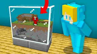 Ich PRANKE meinen FREUND mit einer winzigen Minecraft Welt!