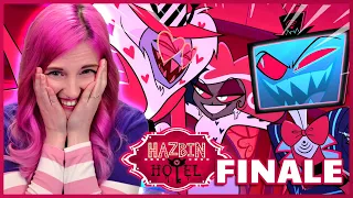 VEES FANGIRL Reacts to the FINALE of Hazbin Hotel!