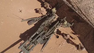 Artillerie der Marines in Syrien