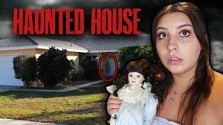 STAYING AT MY FRIENDS HAUNTED HOUSE (CREEPY)