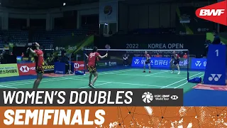 Korea Open Badminton Championships 2022 | Eom/Kim (KOR) vs Aimsaard/Aimsaard (THA) | Semifinals