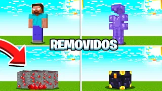 😱5 Coisas que FORAM REMOVIDAS do minecraft e VOCÊ NÃO SABIA