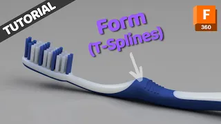 Zahnbürste mit Form in Fusion 360 modellieren (T-Splines) - Tutorial