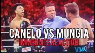 (LIVE)Canelo Alverez vs Jaime Mungia Immediate Reaction