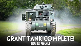 WORKSHOP WEDNESDAY: Test driving the WWII Grant Tank and GRAND FINALE of the restoration