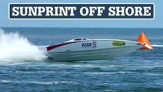 SunPrint Off Shore Superboat at Marathon Grand Prix