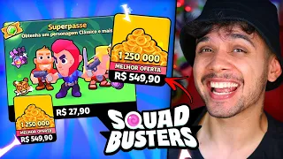 FALI 🤑 COMPREI TUDO no NOVO JOGO SQUAD BUSTERS! 😎 (TÔ VICIADO!)