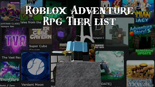 Roblox Adventure / Rpg Tier List